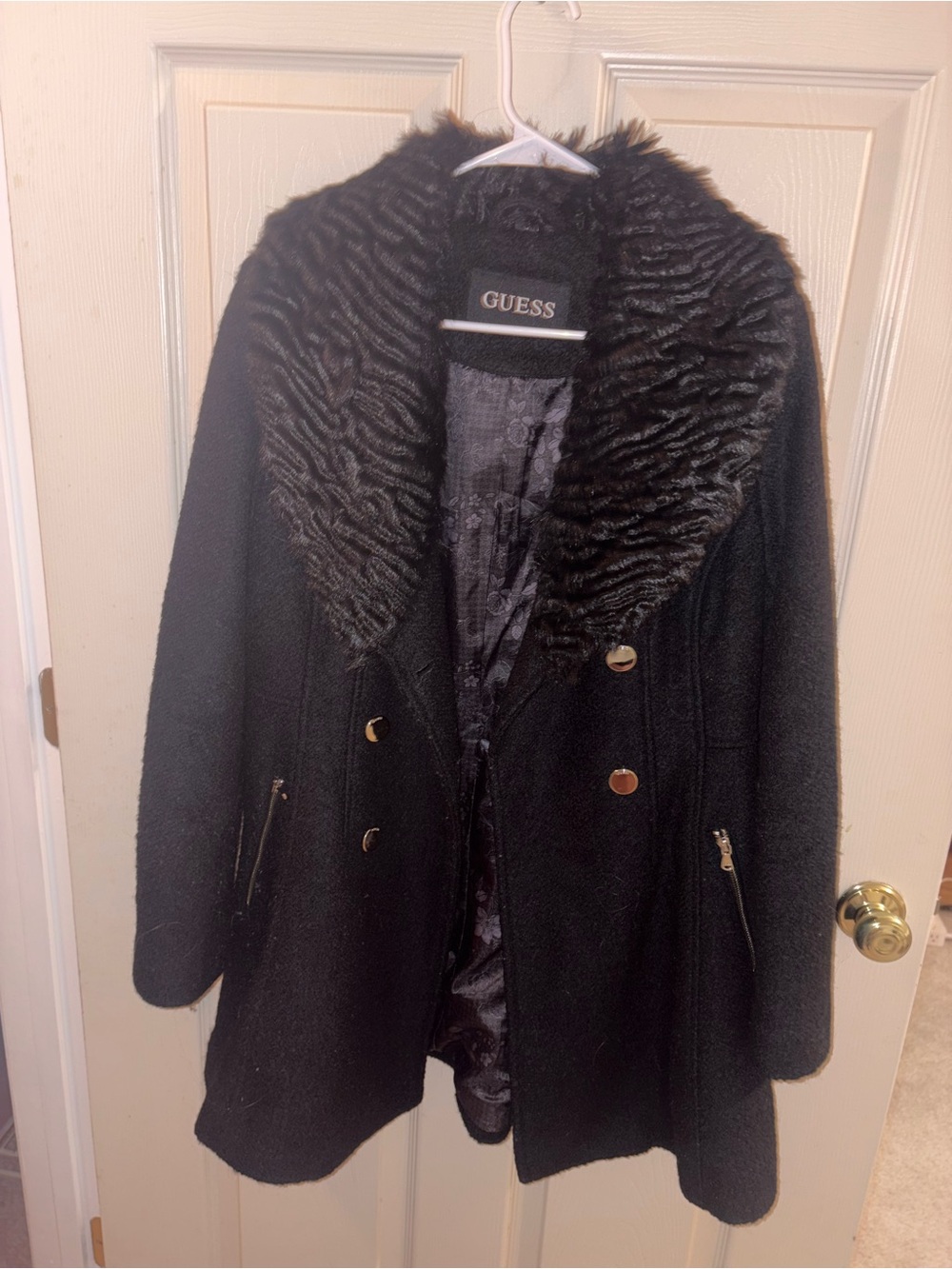 Guess Women’s Faux Fur Coat